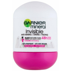 Garnier Mineral Deo Invisible Black, White & Colors Roll-on Floral Touch 50 ml