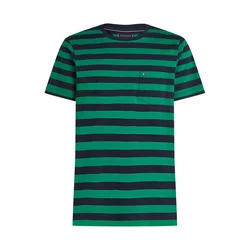 TOMMY HILFIGER Majica ESSENTIAL temno modra/žad