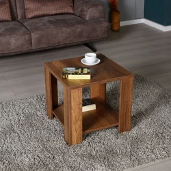 Hanah Home Klub sto Shp-550-Oo-1, 50x48x50 cm, Boje hrasta