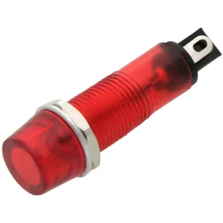 Neonski nadzor 9 mm (rdeč) 230V