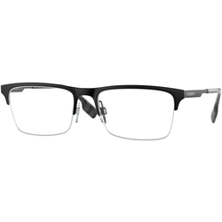 BURBERRY Okvir za naočare 0BE1344 1007 55, Unisex, Crni