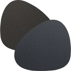 LINDDNA podstavek za kozarec, krivulja, Double, Bull black/Bull brown