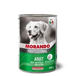 Morando Dog Adult Pate, pašteta za pse, Teletina, 400g konzerva