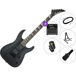 Jackson JS22 Dinky Arch Top AH SET 2 Satin Black Električna kitara