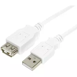 OEM USB 2.0 extension 3 m AA White 11998961