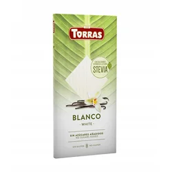 Torras bela čokolada brez sladkorja s stevio 100 g