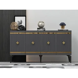 Hanah Home Komoda Lenora, Antracit