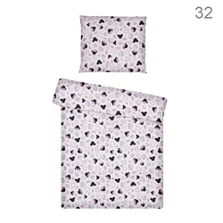 Posteljina set 2 elementa za krevet 160x80 cm uzorak-05