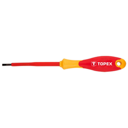 Topex Ploščati izvijač 1000V, 3,0 x 100 mm, CrMo