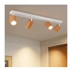 Brilagi - Spot svetiljka MODERN WOOD 4xGU10/8W/230V drvo/bela