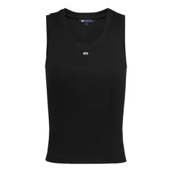 Tommy Jeans Top Essential črna