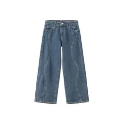 MANGO KIDS Kavbojke ROSALIA moder denim
