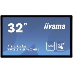 IIYAMA Monitor 32 PCAP Bezel Free 30-Points Touch Screen, 1920x1080, AMVA3 panel, VGA, HDMI, 460cd/m2, 3000:1, 8ms, Landscape or Portrait mount, USB