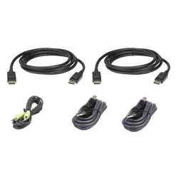 ATEN 2L-7D02UDPX5 KVM kabel Črna 1,8 m