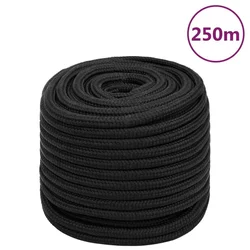 Brodski konop tamnocrni 16 mm 250 m od polipropilena