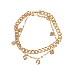 Ankle bag - gold color