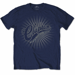 Eric Clapton Logo Rays Navy Blue XL Majica