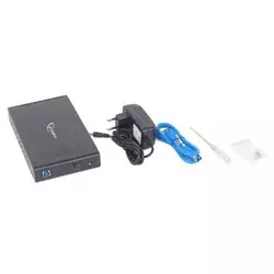 Gembird Eksterno kućište za Hard disk EE3-U3S-3, USB 3.0, SATA, 3.5 + Hard disk WD10EURX, 1TB