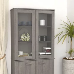 Gornji element za komodu HAMAR svjetlosivi 85x35x100cm borovina