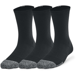 UNDER ARMOUR Sportske čarape, siva melange / crna