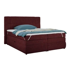 Boxspring Krevet Palace 180/200 cm , boja crnog vina