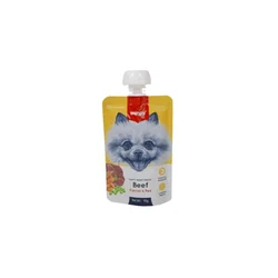 WANPY Poslastica za pse, Pasta, Govedina, Šargarepa i Grašak, 90g
