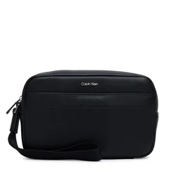 Torbica za okrog pasu Calvin Klein Raised Pouch W/ Handle LV04D1277G Črna