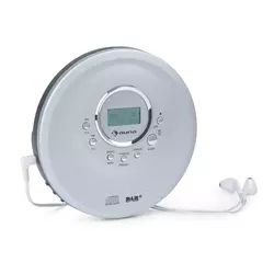 Auna CDC 200 DAB +, discman, DAB + / FM, MP3 CD, baterija, LC zaslon (MG3-CDC-200 DAB+SI)