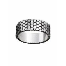 REYTEL Prstan HONEYCOMB srebrna