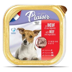 Plaisir pašteta za pse-govedina i povrće – 5,4 kg