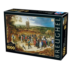 D-Toys - Puzzle Brueghel: The Marriage Procession - 1 000 kosov