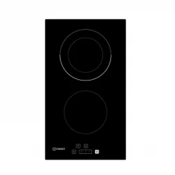 Indesit keramička ploča za kuhanje IRD 2030 B – crna, 1200W + 1800W