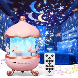 Projektor/ muzička kutija i noćna lampa sa 6 motiva