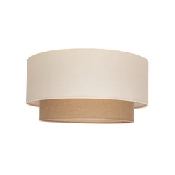 Duolla - Plafonsko svetlo BOHO 1xE27/15W/230V prečnik 45 cm bež/braon