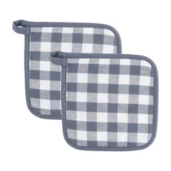 Bombažne kuhinjske rokavice v kompletu 2 ks Gingham – Tiseco Home Studio