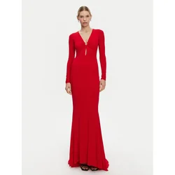 PINKO Večerna obleka 104935 A2GS Rdeča Slim Fit