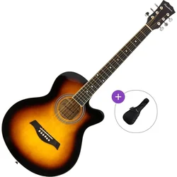 Pasadena SG026C-38 Basic SET Vintage Sunburst Akustična kitara Jumbo