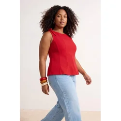 Trendyol Curve Ženska bluza Tbbss26Af00078, Crvena