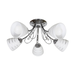 Simpoland I Viseća Lampa 5*40W E27 Chrome