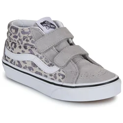 Vans SK8-Mid Reissue V Leopard Glitter GRAY Srebrna
