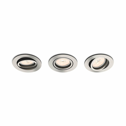 Philips 50393/17/PN - SET 3x ugradno plafonsko svetlo DONEGAL 1xGU10/5,5W/230V