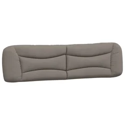 Vidaxl Blazina za vzglavje Hvar taupe 200 cm blago