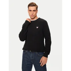Guess Jeans Pulover M4BR30 Z3HM1 Črna Regular Fit