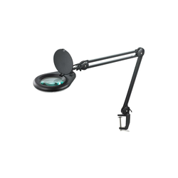 LED stona lampa sa povećalom LED/9W/230V crna