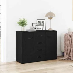 Komoda crni hrast 88x30x64 cm Inženirsko drvo