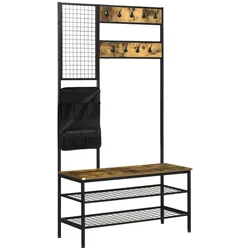 Homestar Viseča omara za hodnik 100x40x185 cm rjava