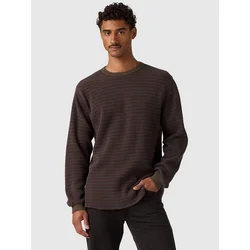 Levis RLS Thermal moška majica z dolgimi rokavi yannick stripe coffee