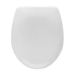 GEPARD WC DASKA ARENA C5 43,8X38 CM 1750 GR DUROPLAST/PVC SOFT CLOSE BELA