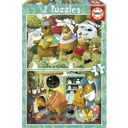 Educa Puzzle Gozdne zgodbe 2x20 kosov