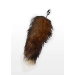 Taboom Foxtail Buttplug Silver